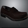Burgundy Leather Loafer With Classic Design For Casual And Formal Wear
