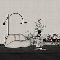 Modern single sofa 3d model