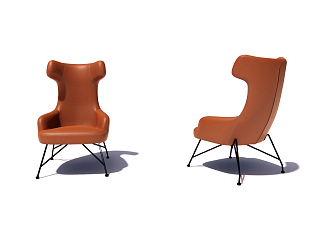 Modern Sofa Chair Space Chair Single Chair Backrest Chair 3d model