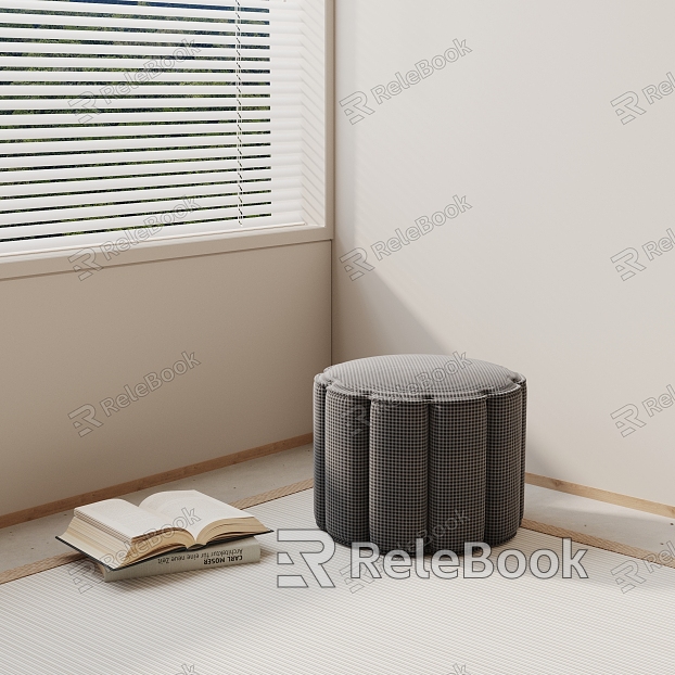 Modern sofa stool model