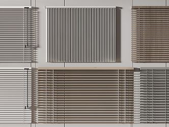 Modern venetian blinds 3d model