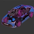 Blue Toyota Corolla Sedan with Matte Finish Black Alloy Wheels and Modern Exterior Design