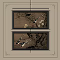 Traditional Chinese Paintings With Birds Flowers And Trees As Wall Decor
