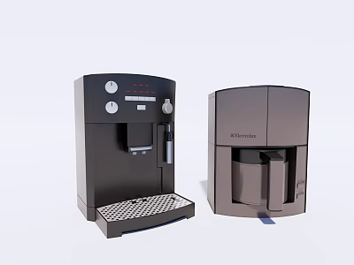 Two Modern MOULINEX Kitchen Appliances With Sleek Design And User Friendly Controls 3d model