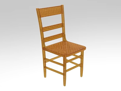 High-grade crystal chair home chair 849 3d model High-grade crystal chair home chair 849 3d model