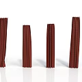 Brown Curtains In Different Sizes For Home Window Decoration And Household Use