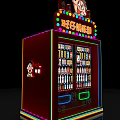 Wangzai Club Commercial Vending Machine With Colorful Lights And Snacks Drinks