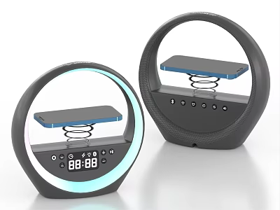Smart Speaker Bluetooth Speaker Car Speaker Voice Assistant Wireless Fast Charging Mobile Phone Wireless Charger 3d model
