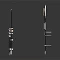 Modern Metal Piping Equipment With Multiple Connection Components And Fittings