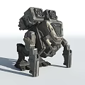Sci-fi Robot Mecha Warrior Cyberpunk Future Artificial Intelligence 3d model
