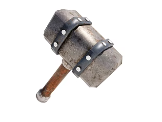 Industrial LOFT Hammer 3d model