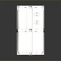 UN Labeled Liquid Transport Container With Brown Frame White Sections And Yellow Latches