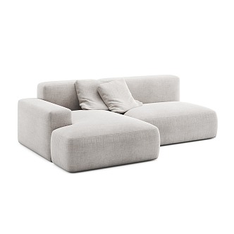 Modern double sofa 3d model