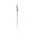 Elegant Hairpin with Intricate Carved Design and Decorative Gemstone for Daily Fashion Styling