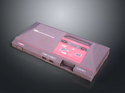 Vintage Desktop Computer Featuring Classic Design And Retro Interface Ports 3d model