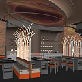 Modern Bar Interior Design With Stylish Lighting Seating And Decor Elements