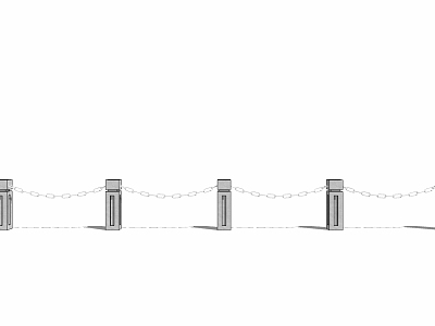 New Chinese Railing Simple Railing model