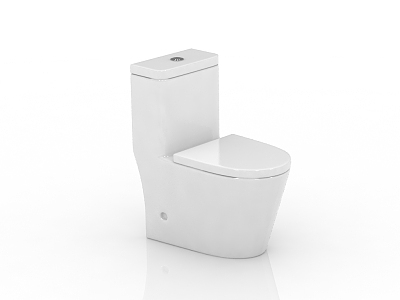 Modern toilet seat 3d model