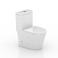 Modern toilet seat 3d model