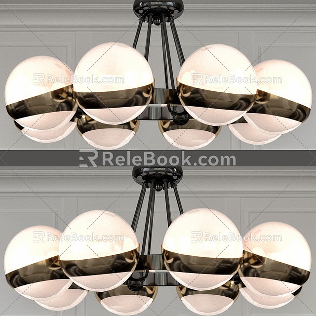 Chandelier Indoor Chandelier Bedroom Chandelier Study Chandelier Living Room Chandelier Hotel Chandelier 3d model