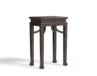 Long Square Fragrant Table Small Tea Table Side Table Small Table Low Table Flower Rack Flower Fragrant Table Red Sandalwood Zen Chinese Style Solid Wood Furniture Mahogany 3d model