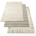 modern square carpet square carpet 3d model