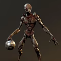 Game Role Game Character Demon Evil Skeleton Skin 3d model