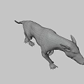 Fierce Fantasy Creature Character With Rough Skin And Sharp Teeth For Game Or Movie