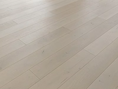 Light Colored Wooden Flooring With Natural Wood Grain And Smooth Surface 3d model