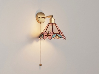 Vintage wall lamp 3d model