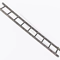 Practical Metal Ladder With Straight Design And Durable Rungs For Household Use