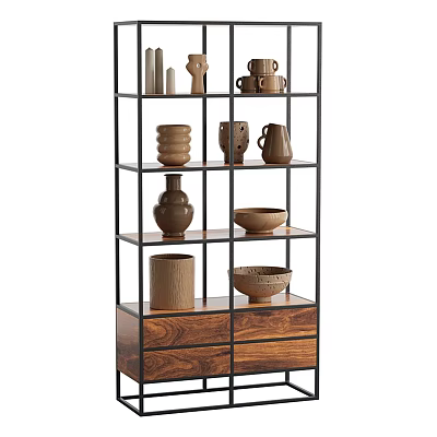 Modern Storage Rack Storage Cabinet Decorative Cabinet 3d model