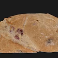 Freshly Baked Artisan Bread With Dried Fruits Golden Brown Crust And Soft Fluffy Texture