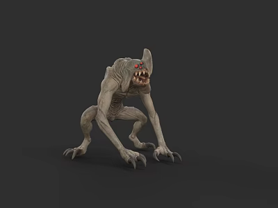 Sci-fi Alien Creature Horror Monster Fantasy Hostile Creatures 3d model
