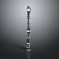 High Quality Industrial Metal Camshaft With Precision Engineered Rings And Smooth Surface