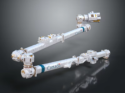 Advanced Intelligent Canadarm Robotic Machines Featuring Aerospace Industrial Structure Design 3d model