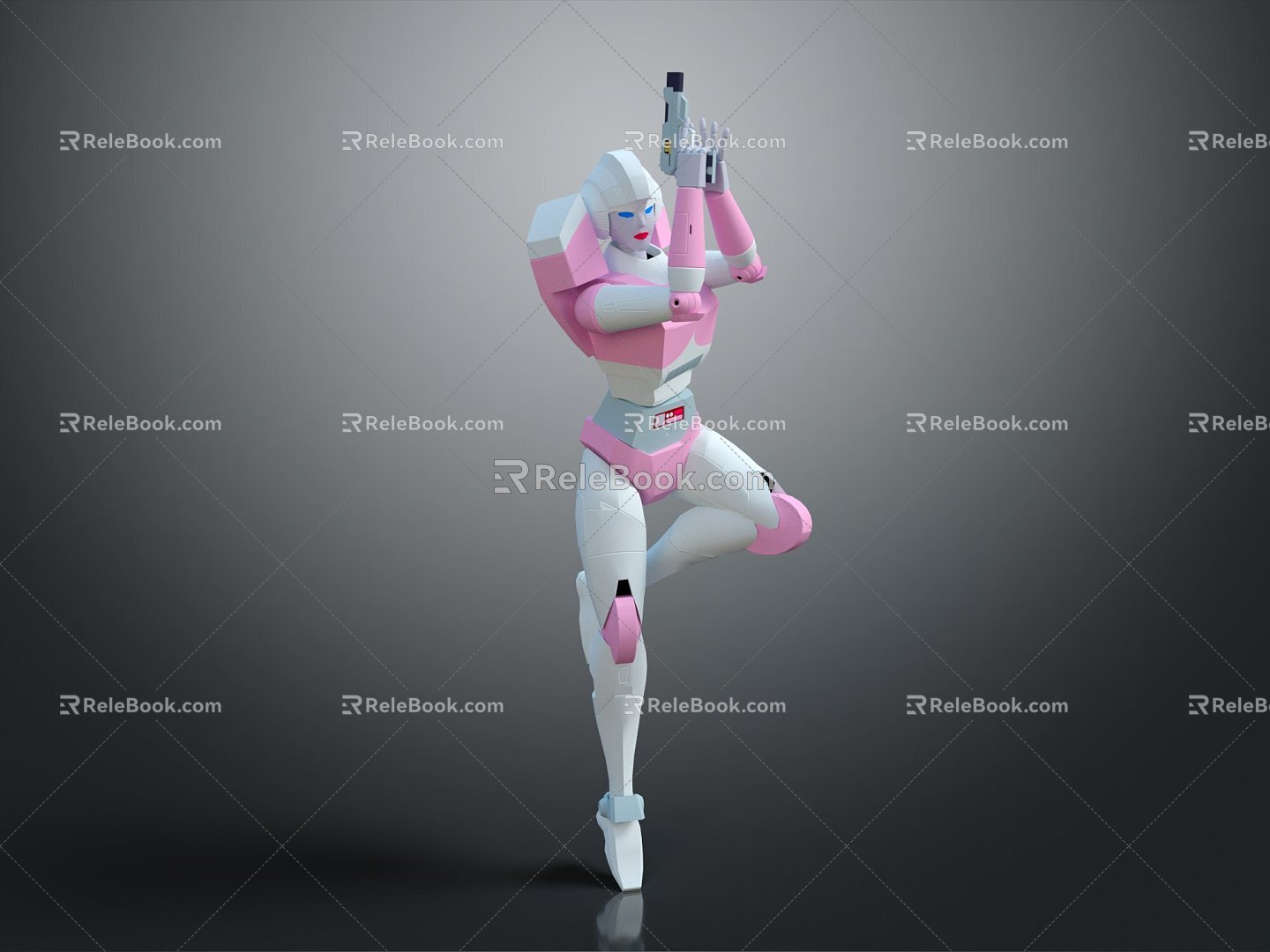 Modern game character sci-fi beauty cyberbeauty sci-fi female warrior future female warrior model