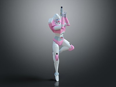 Modern game character sci-fi beauty cyberbeauty sci-fi female warrior future female warrior 3d model