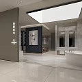 Elegant Modern Bathroom Showroom Interior Design With Freestanding Bathtub And Vanity