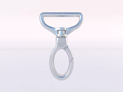 Industrial Equipment Stainless Steel Metal Hook With D Ring For Heavy Duty Connections 3d model