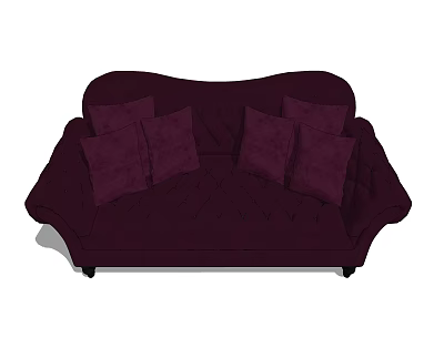 Double sofa 3d model Double sofa 3d model