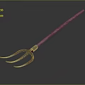 Classic Garden Hand Fork Tool with Wooden Handle and Metal Tines for Gardening Use