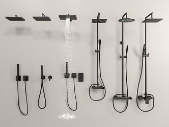 Modern Shower 3d model