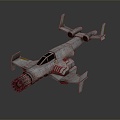 Modern Fighter Fighter Fighter Science Fiction Fighter 3d model