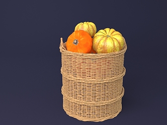 modern farm non-staple food 3d model