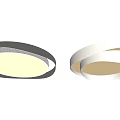 Modern Sleek Ceiling Light With Circular Design Warm Illumination And Ceiling Mounting