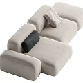 Modern Multiplayer Sofa 3d model