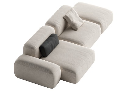 Modern Multiplayer Sofa 3d model