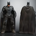 Batman Action Figure With Front And Back Views Detailed Armor And Cape