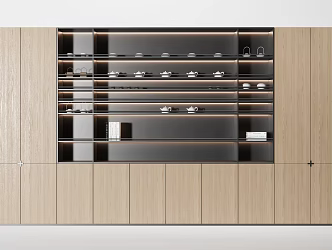 Modern Decorative Cabinet 3d model